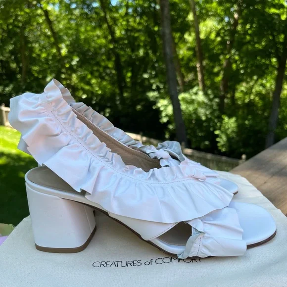 CREATURES OF COMFORT IRIS SLING BACK HEELS 40 9 - Picture 4 of 10